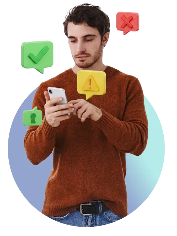Validación del número móvil de un cliente antes de operar