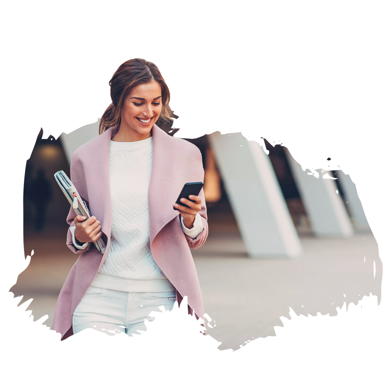 mujer sms